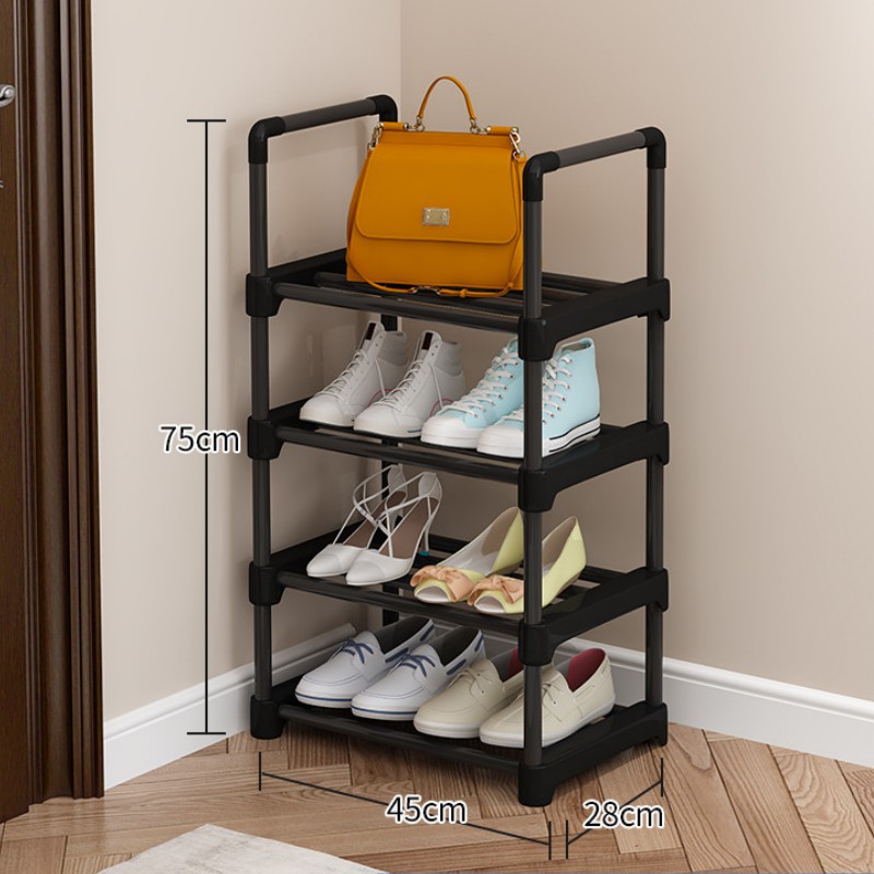 Small Spaces Narrow Tiered Hallway Shoe Rack Organizers And Storage For Entryway