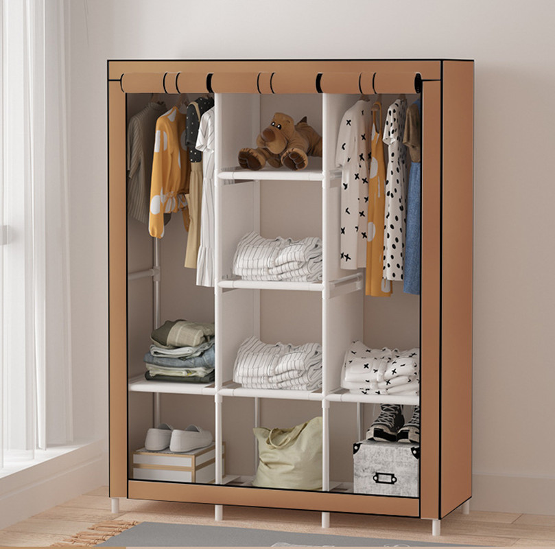 Cheap Bedroom Detachable Folding Assemble Designs Clothes Armoire Wardrobe Cabinet Organizer