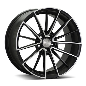 Flow Forming 16 17 18 Inch Forged Aluminum Alloy Passenger Car Wheels Black Rims