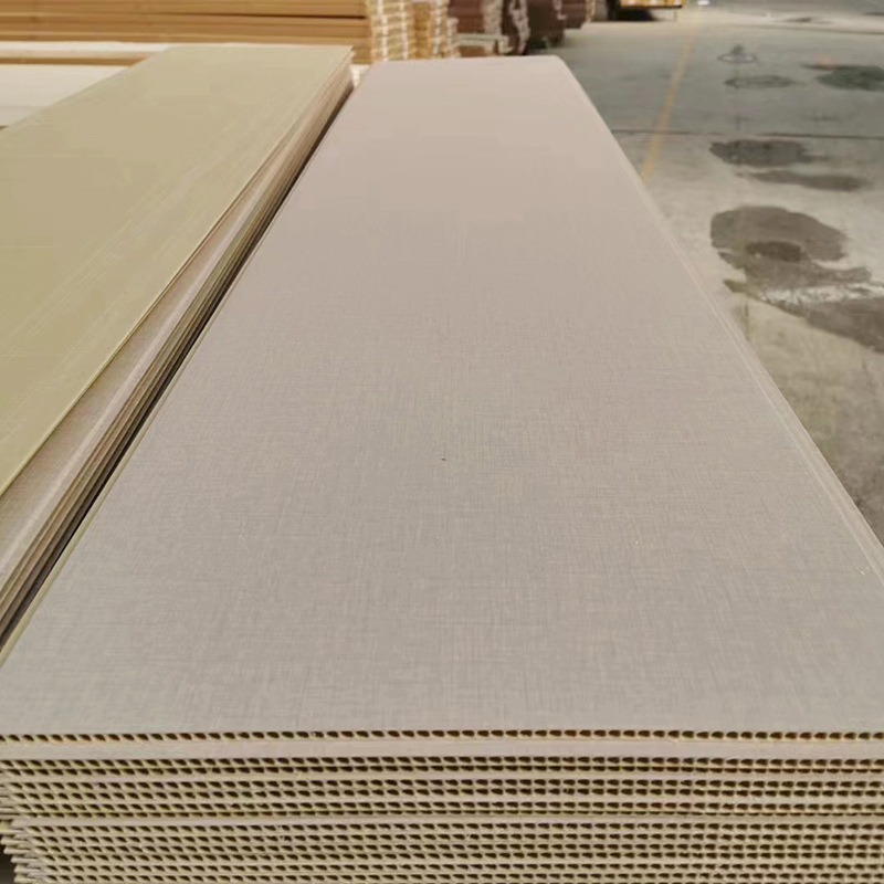 Household Pvc Solid Wall Board Interior Wood Wall Sheet Bamboo Fiber Soundproofing Interior Wall Panels