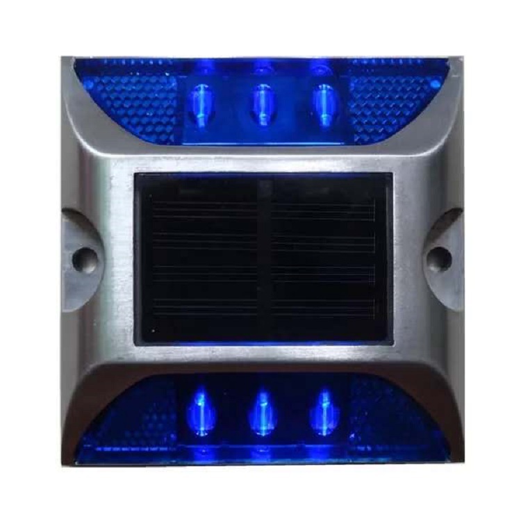 Outdoor Solar Powered Led cat eye Aluminum Road Stud Underground Stud Light