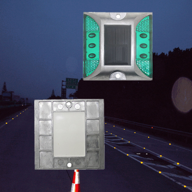 High Quality Road Safety Waterproof Cast Aluminium Solar Road Stud Reflective Light
