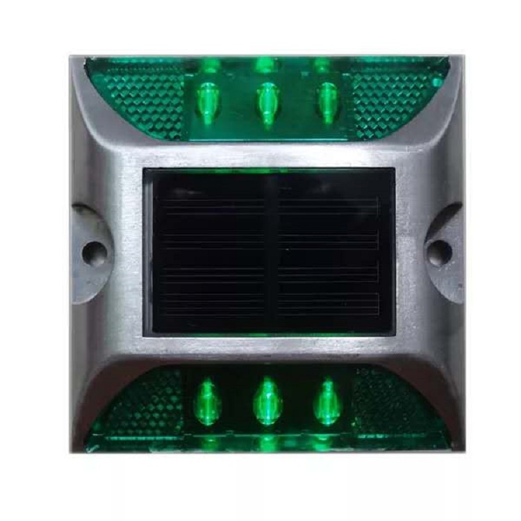 Pathway Solar Powered Reflective Driveway Markers Led Traffic Solar Warning Light