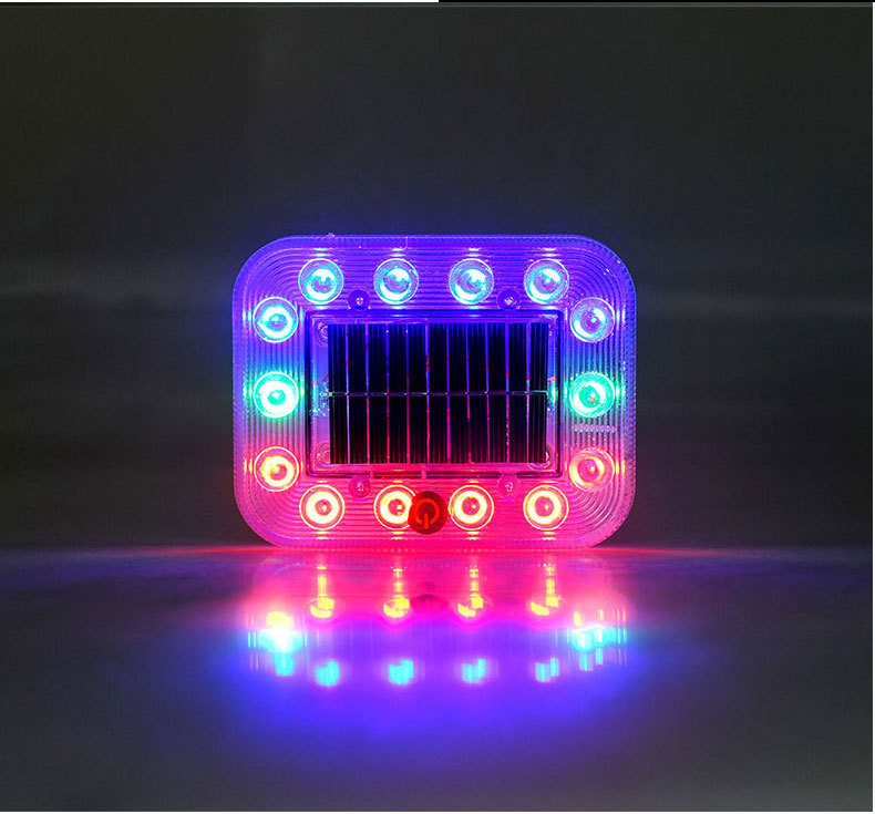 Solar Rechargeable Vehicle Warning Signs Solar Warning Flashing Led Light For Car