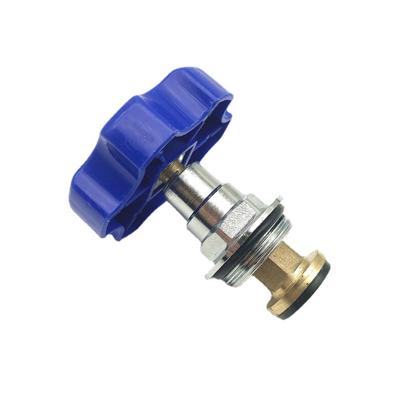 Blue Wheel Ppr Brass Pipe Pe Shut Off Valve Spool Lift Valve Switch Water Shut Off Tool