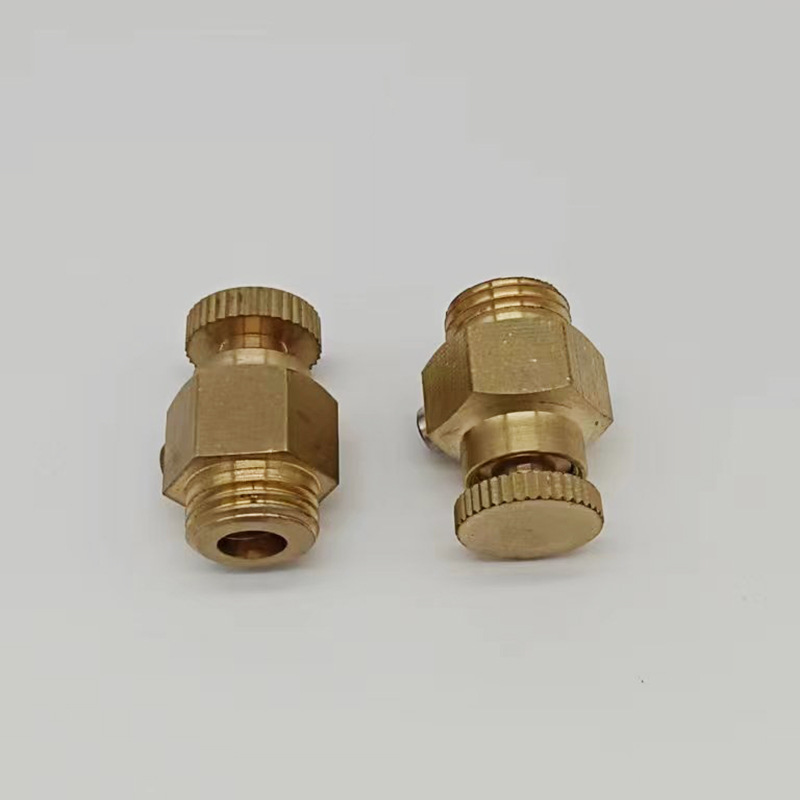 High Quality Brass Mini Pneumatic Compressed Gas Air Regulator Bleed Valve