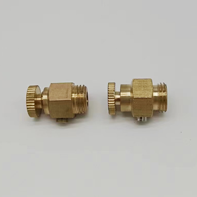 High Quality Brass Mini Pneumatic Compressed Gas Air Regulator Bleed Valve