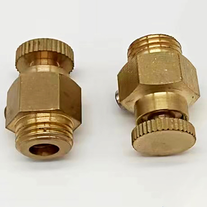 High Quality Brass Mini Pneumatic Compressed Gas Air Regulator Bleed Valve