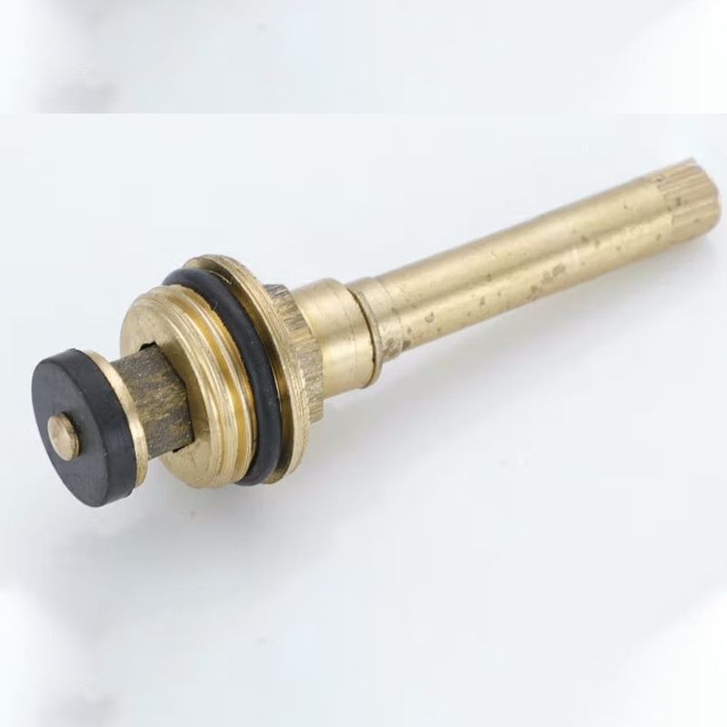 Hot Cold Water Tap Valve Disc Brass Thread Brass Ceramic Faucet Diverter Cartridge