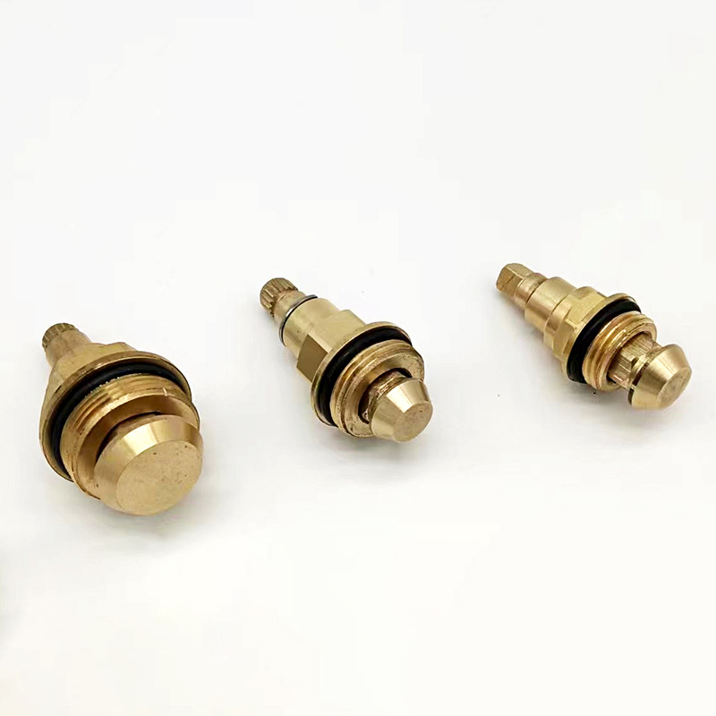 Slow Open Ceramic Plumbing Fitting Faucet Brass Disc Cartridge Stem For Valve Spare Parts