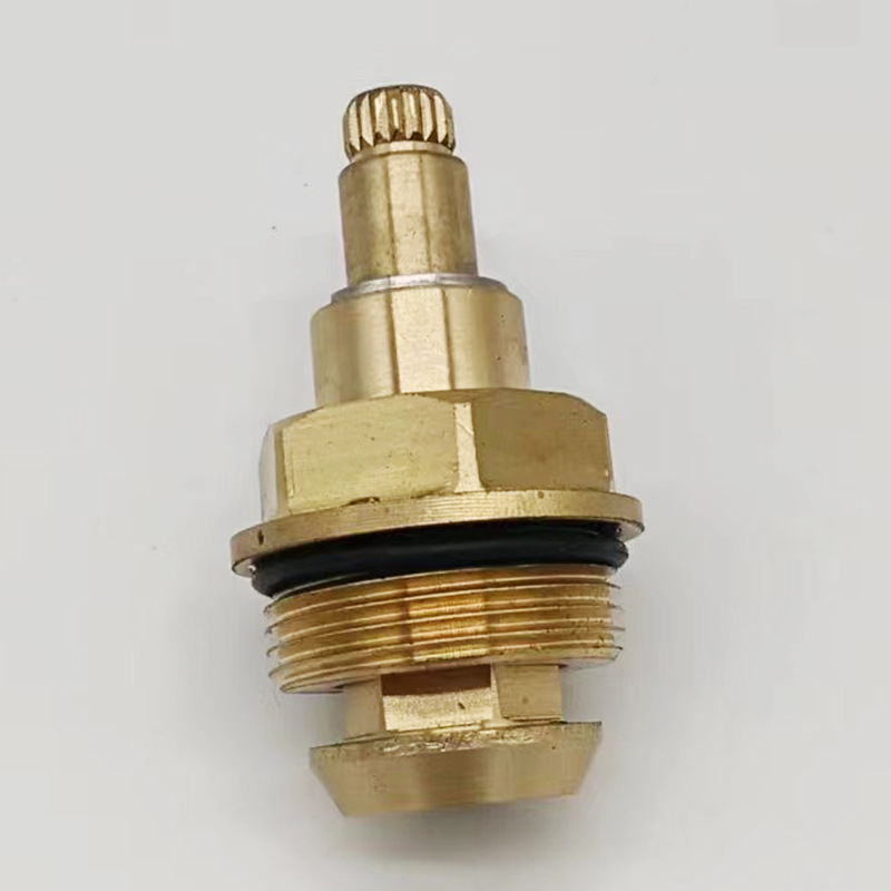 Slow Open Ceramic Plumbing Fitting Faucet Brass Disc Cartridge Stem For Valve Spare Parts