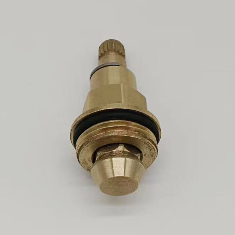 Slow Open Ceramic Plumbing Fitting Faucet Brass Disc Cartridge Stem For Valve Spare Parts