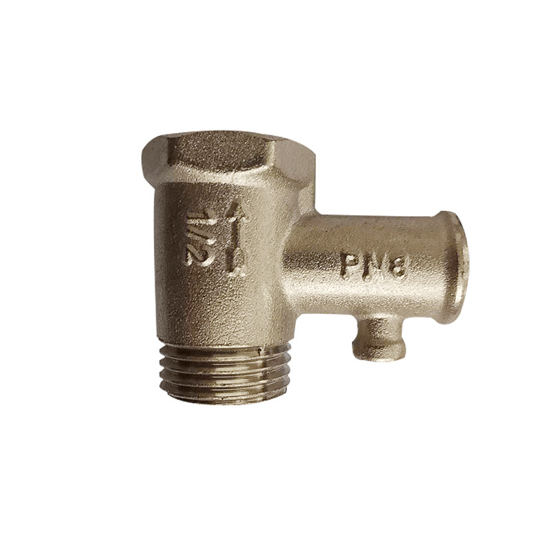 Electric or Solar Water Heater Brass Safety Valve 1/2