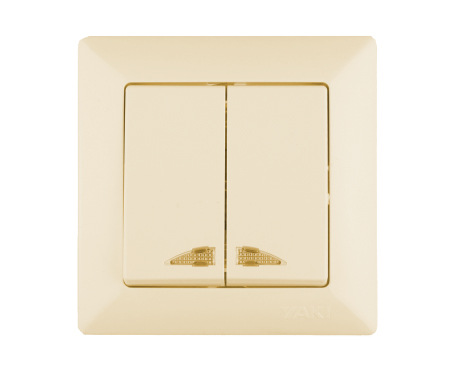 PC Material European 1 gang Modern Wall Plate Light Switch and Socket