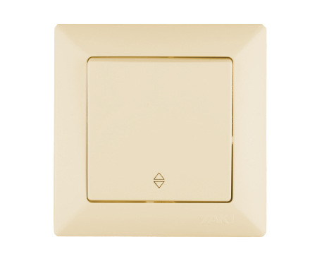 PC Material European 1 gang Modern Wall Plate Light Switch and Socket