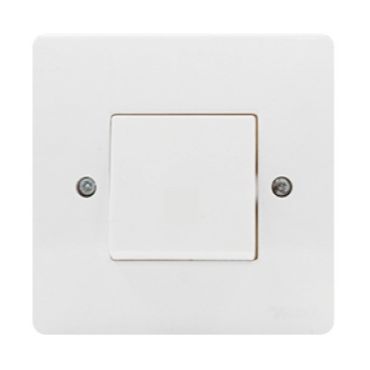 Indoor Decorative Electric On Off Button 1 Gang Plastic Injection Wall Switch