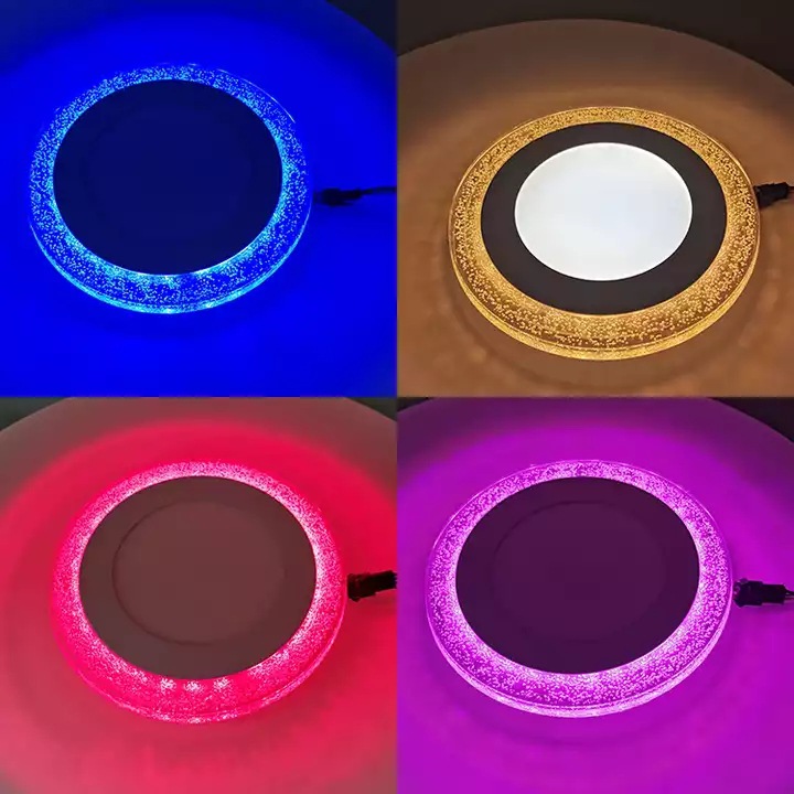 New Product Intelligent Indoor Square Round Two Color Modern Fixture Ceiling Light For Hallway