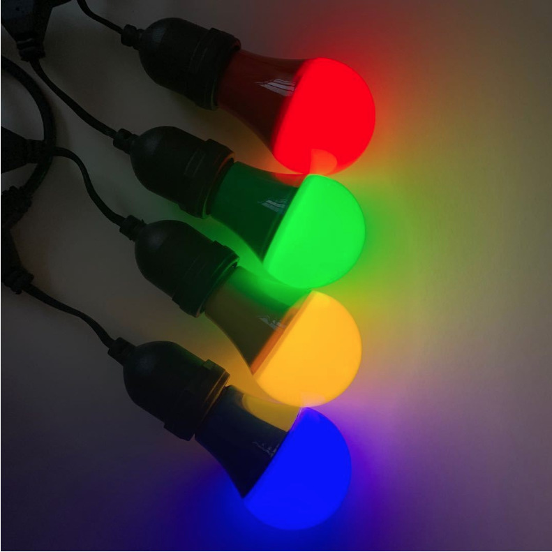 Indoor Christmas Decoration Home Party 5w Colorful Colored String Led Light Bulbs