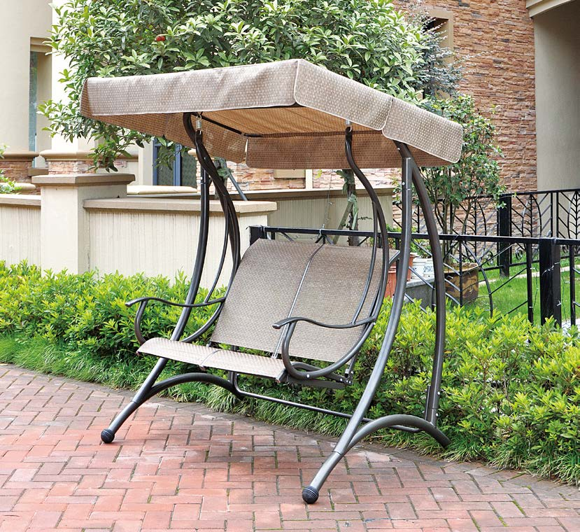 New Design Sidewalls Patio Hot Sale Luxury Swing Chair For Garden