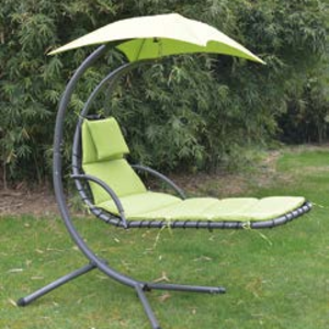 swinging beach chair