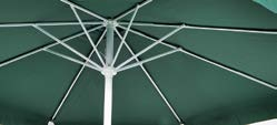 Outdoor Easy Shade Patio Green Garden Deck Umbrella With Clamp For Backyard