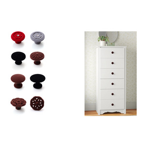 white dresser knobs