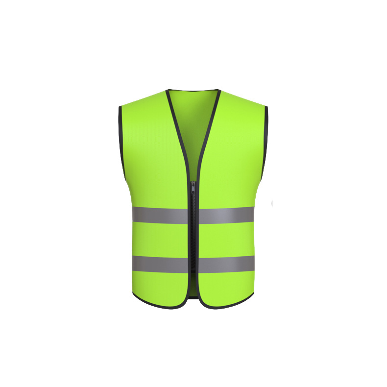 Hi Vis Green Reflective Safety Traffic Construction Security Vest For Adults Men