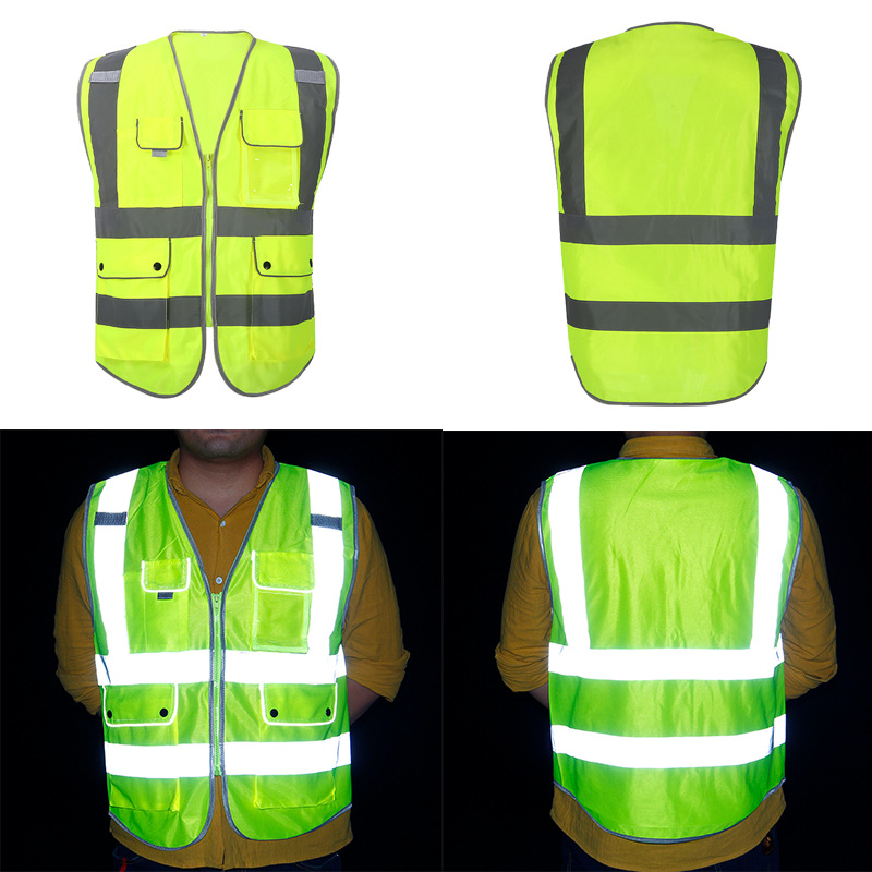 Wholesale Waterproof Custom Design High Vis Visibility Construction Apparel Security Reflective Vest