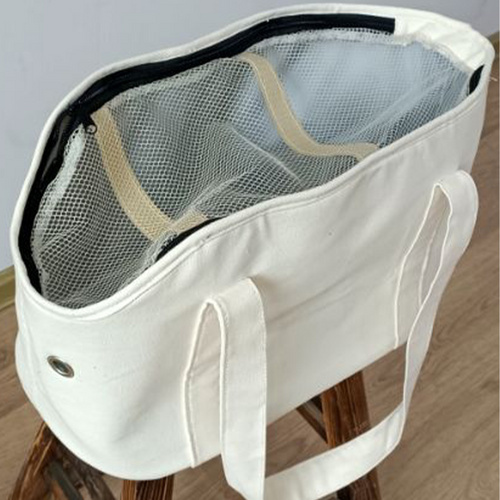 breathable foldable mesh cat dog carrier bag