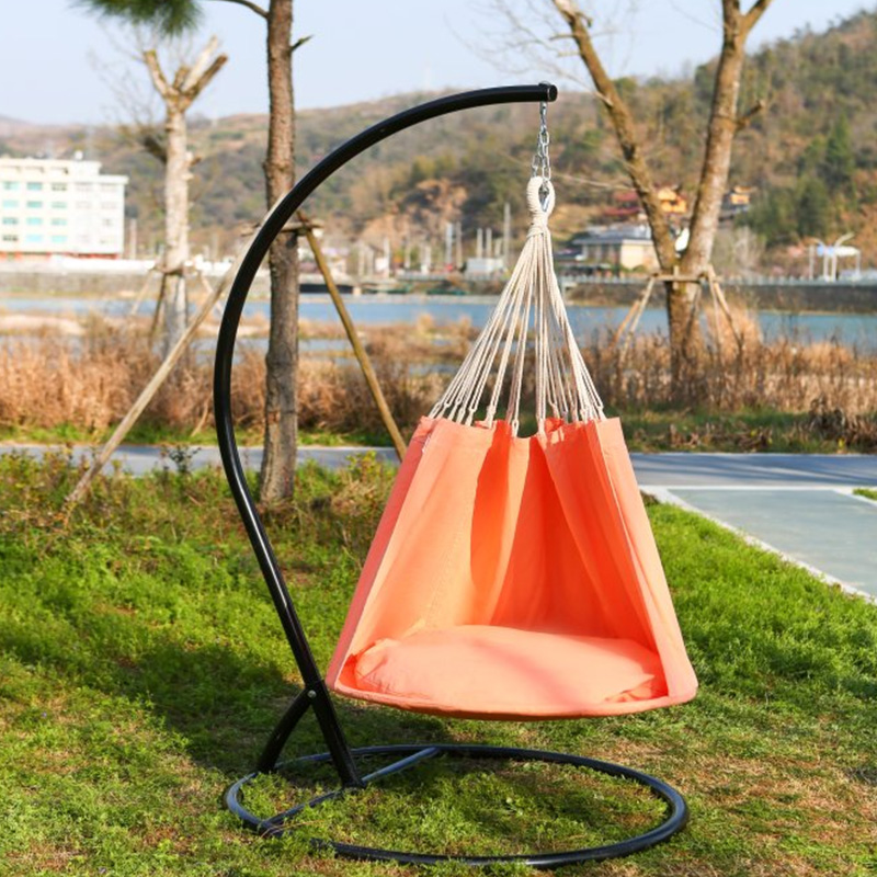 Modern Hammock Chair Hanging Bed Chair Sofa Rope Patio Swing With Stand