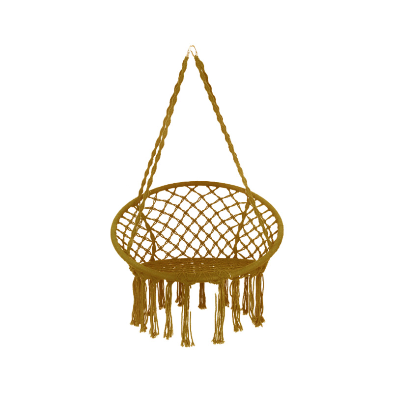 Hot Sale Garden Patio Outdoor Macrame Hanging Rotating Chair Cheap Nest Swing Chair