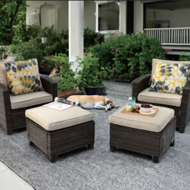 Garden Rattan Furniture Sectional Patio Corner Cheap Outdoor Plastic Metal Chairs For Outdoor