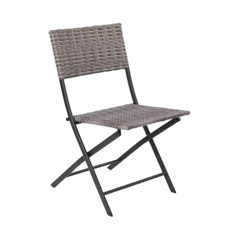 Comfortable Rattan Outdoor Leisure Woven Garden Furniture Foldable Patio Chairs Set