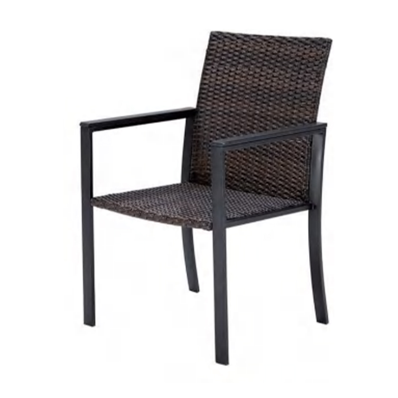 Comfortable Rattan Outdoor Leisure Woven Garden Furniture Foldable Patio Chairs Set