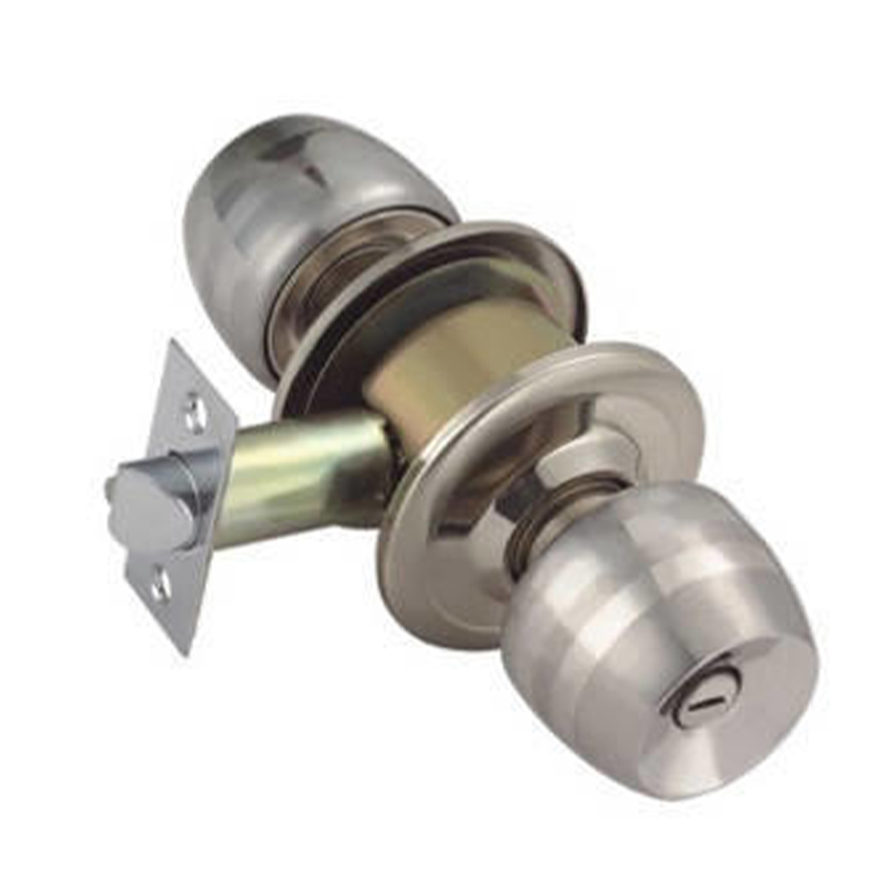 Wholesale Factory Furniture Door Fittings Silver Gold Wood Cylindrical Ball Lock With Key