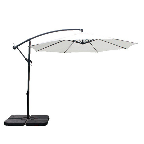 Wholesale Aluminum Popular And Stylish Outdoor Garden Offset Hanging Umbrella With Stand