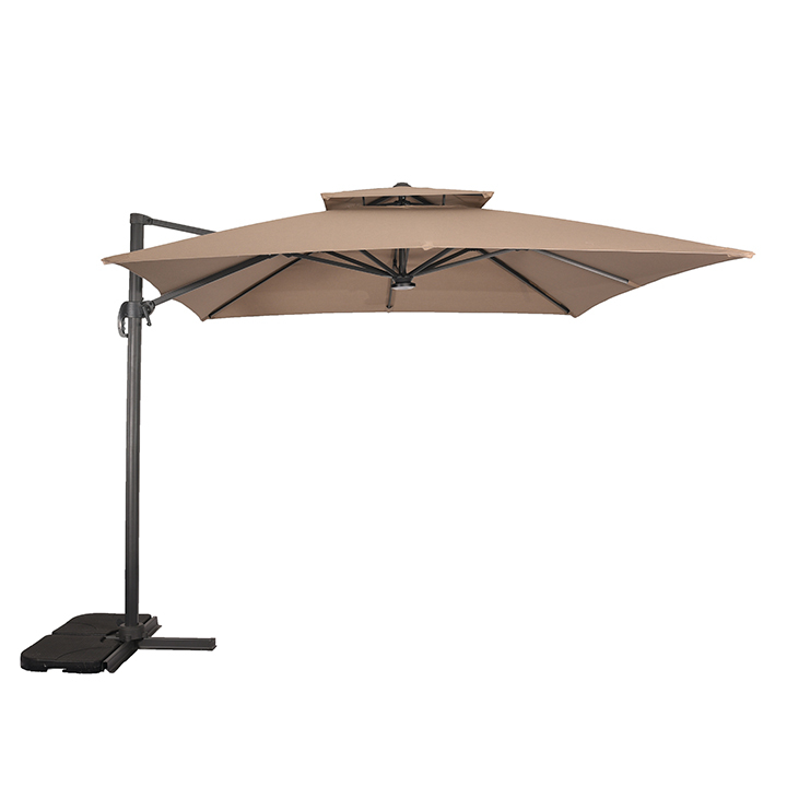 Heavy Duty Portable Sun Shade Outdoor Wall Mounted Patio Cantilever Umbrella