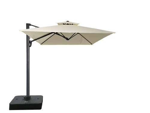 Outdoor Sun Shade Patio Garden Steel Sun Umbrella Roma Cantilever Umbrella Parasol