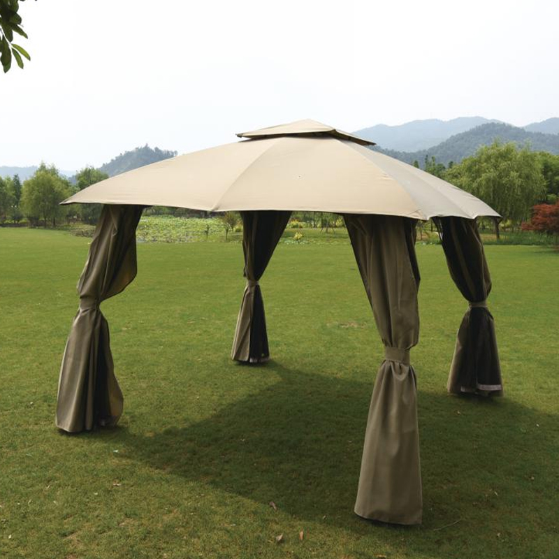 Hot Sale Family Dinner Ventilation Large Sandy Beach Rainproof Sun Protection Portable Gazebo Canopy Tent