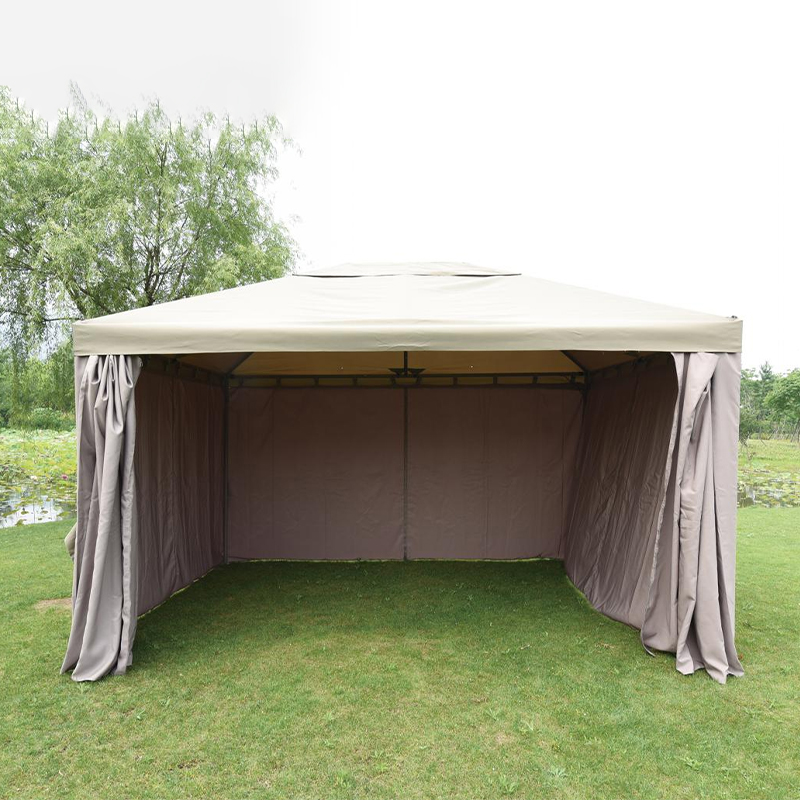 Outdoor Furniture Metal Folding Luxury Heavy Duty Large Garden Gazebo Tent