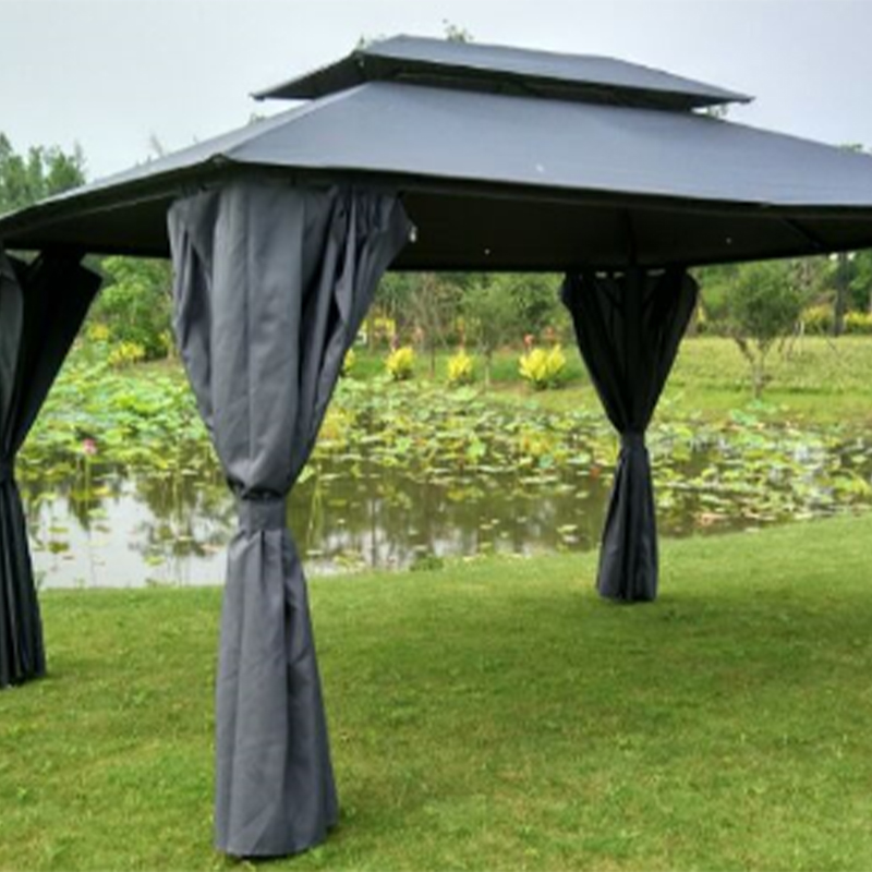 Customized Waterproof Aluminum Outdoor Large Gazebo Tent With Curtain