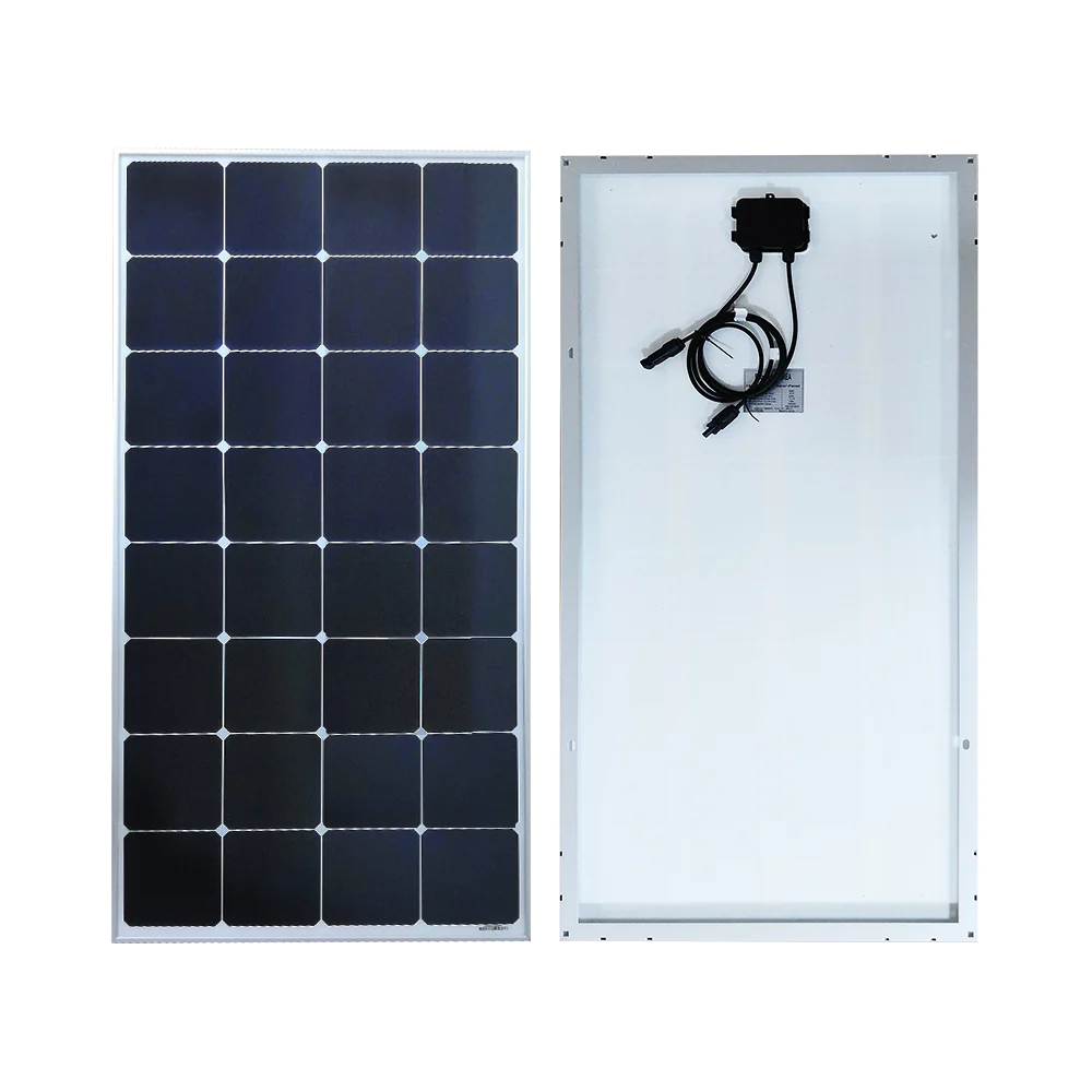 Sunpower Glass Paneles Solares Para Casas For Home With Silver Aluminum Frame And Junction Box