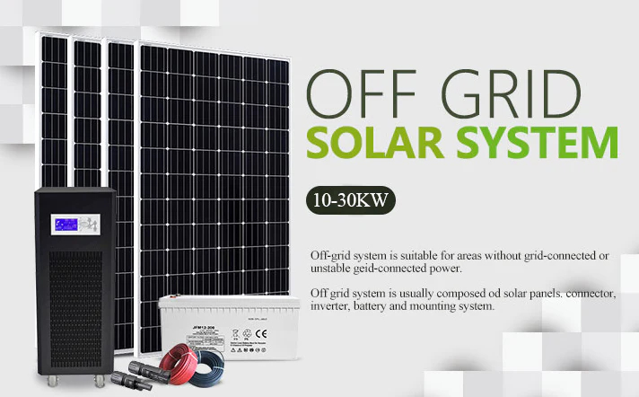 Home Solar Panel Kit System 10kw-30kw Off Grid Solar Power System For Home