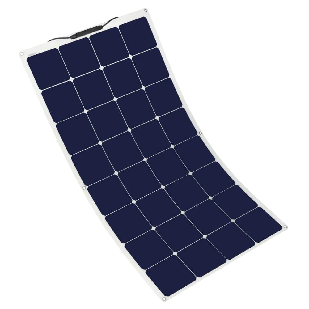 Outdoor High Power Ultra Slim Light Weight 100w 17.6v 1050x540x3mm Flexible Solar Panel