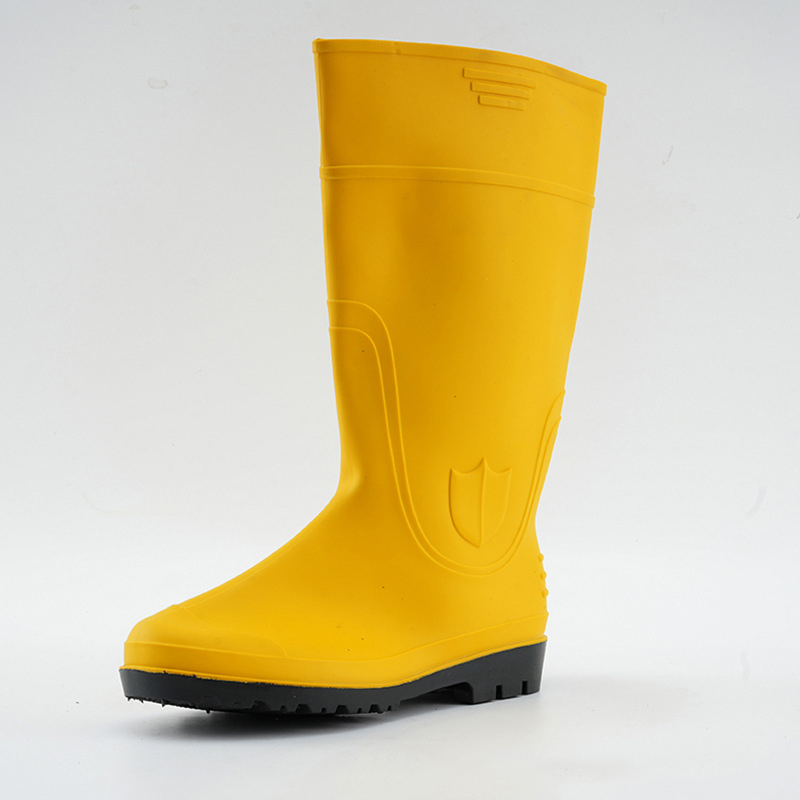 Supplier Wholesale Waterproof Steel Toe Plastic Waterproof Safety PVC Safety Rain Boots