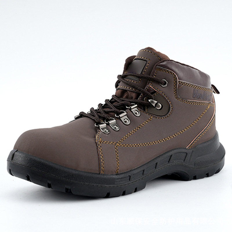 Waterproof Composite Toe Insulated Lightweight Leather Workmans Shoes Slip Resistant Work Boots