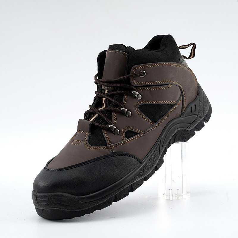 Comfortable Leather Industry Waterproof Casual Construction Boots Shoes For Men
