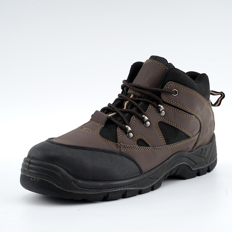 Comfortable Leather Industry Waterproof Casual Construction Boots Shoes For Men