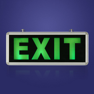 Emergency Exit Sign