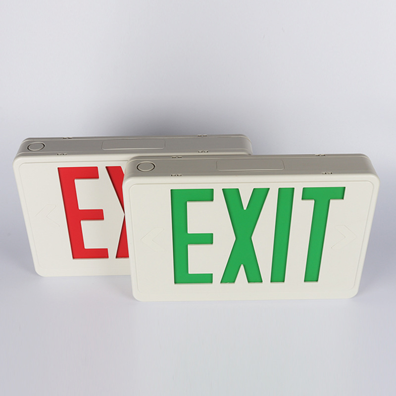 Chinese Supplier Rechargeable Exit Lights With Emergency Backup Lighting Sign Light